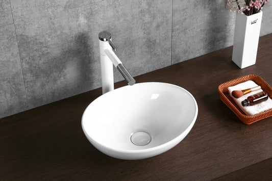 Gloss White 
Above Counter Basin 410*330*140