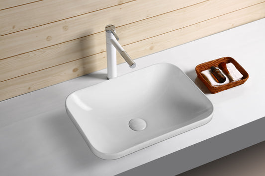 Gloss White 
Above Counter Basin 528*368*140