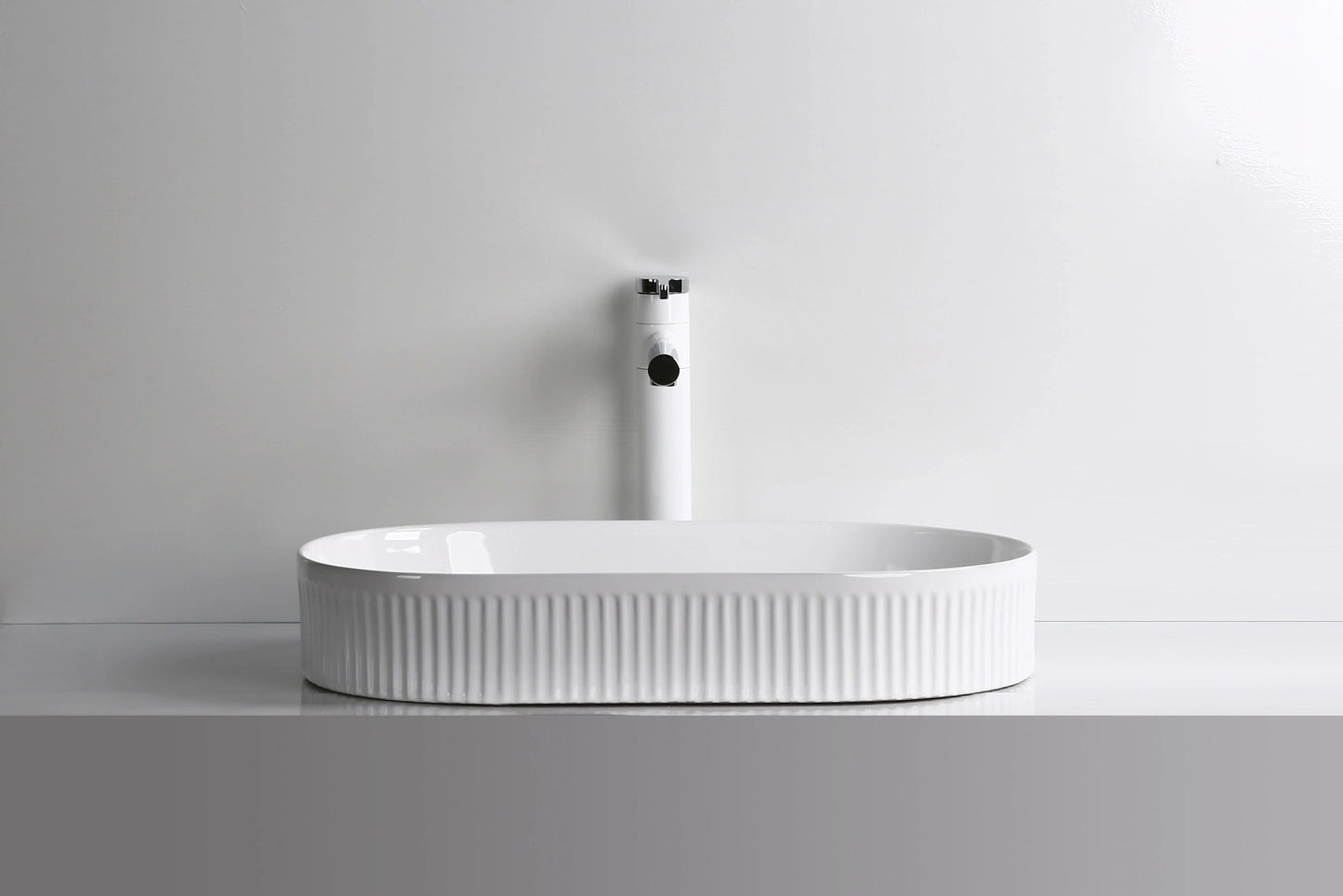 Matte White
Above Counter Ceramic Basin 595*375*105