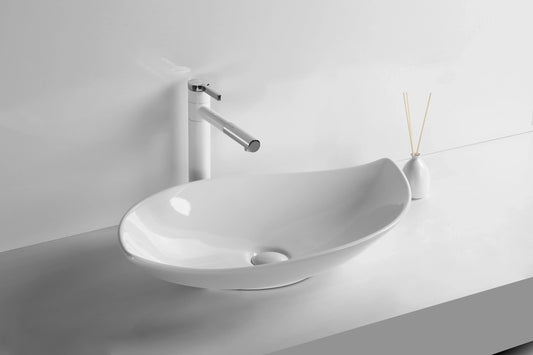 Gloss White
Above Counter Ceramic Basin 660*390*150