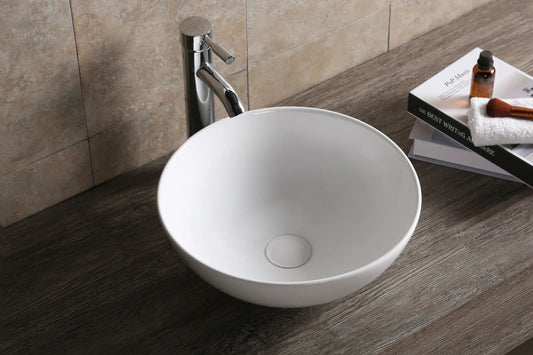Gloss White
Above Counter Ceramic Basin 400*400*145