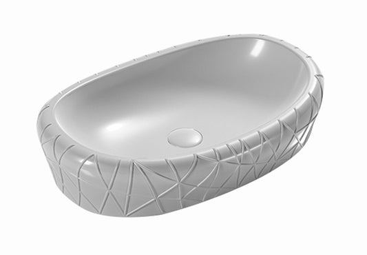 Gloss White
Above Counter Ceramic Basin 600*390*135