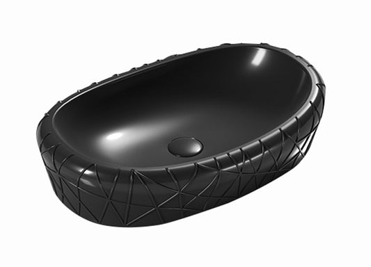 Matte Black
Above Counter Ceramic Basin 600*390*135