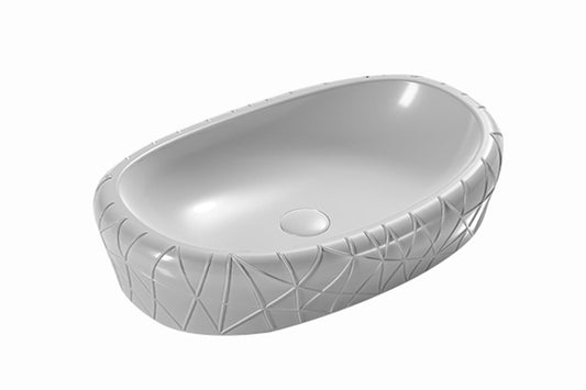 Matte White
Above Counter Ceramic Basin 600*390*135