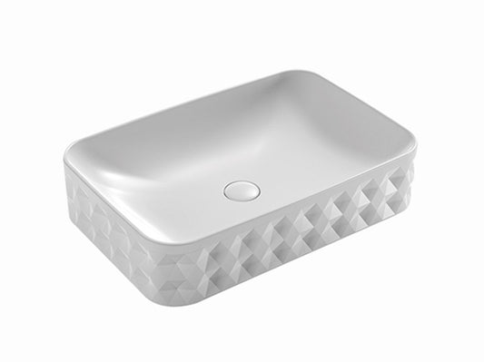 Gloss White
Above Counter Ceramic Basin 600*395*130