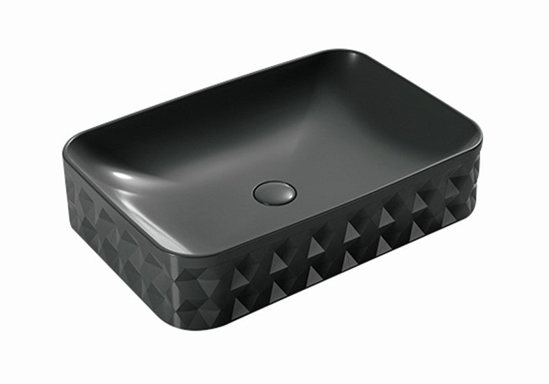 Matte Black
Above Counter Ceramic Basin 600*395*130