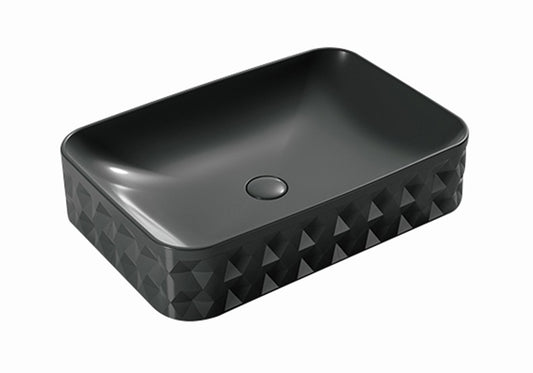 Matte Black
Above Counter Ceramic Basin 600*395*130