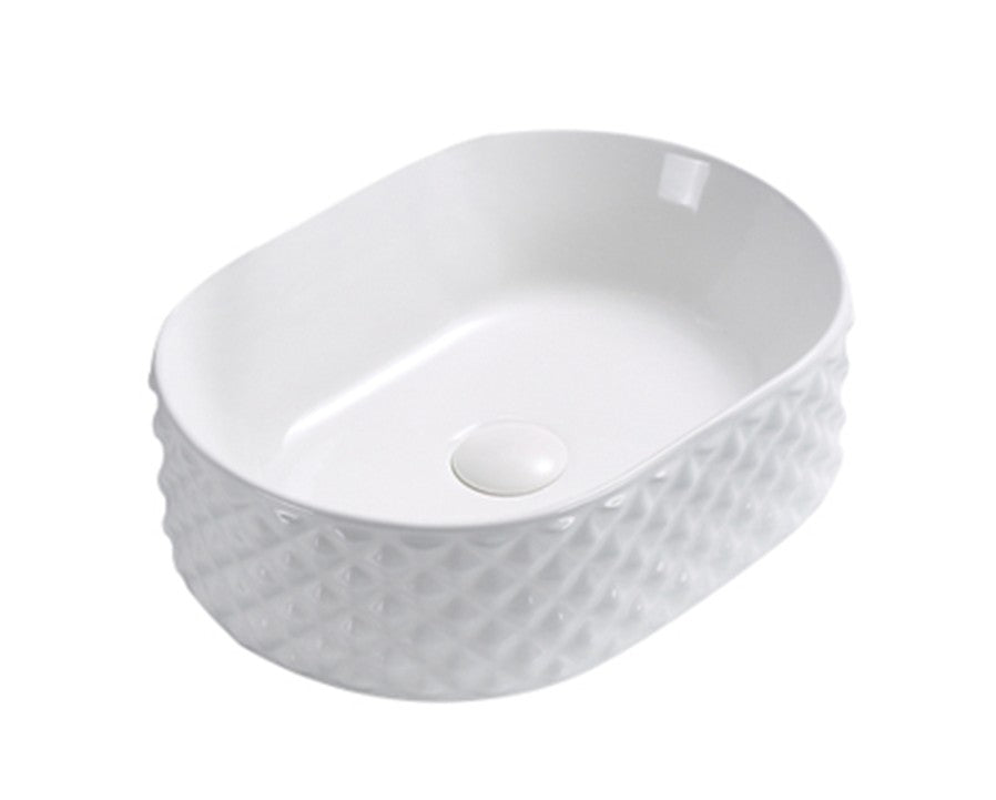 Matte White
Above Counter Ceramic Basin 450*330*130
