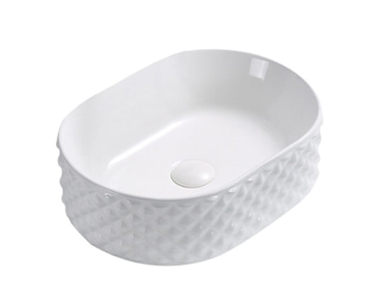 Matte White
Above Counter Ceramic Basin 450*330*130