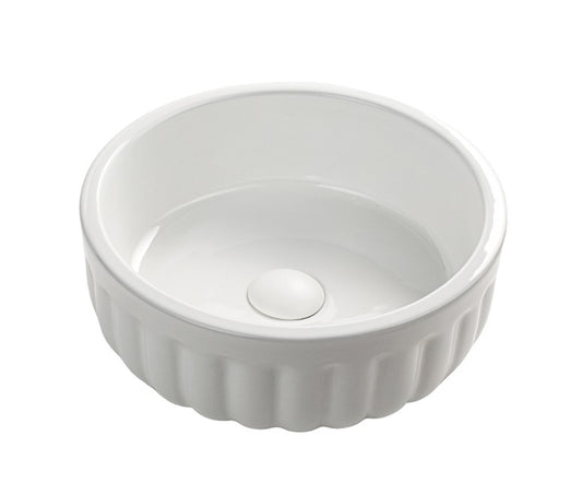 Gloss White
Above Counter Ceramic Basin 385*385*135
