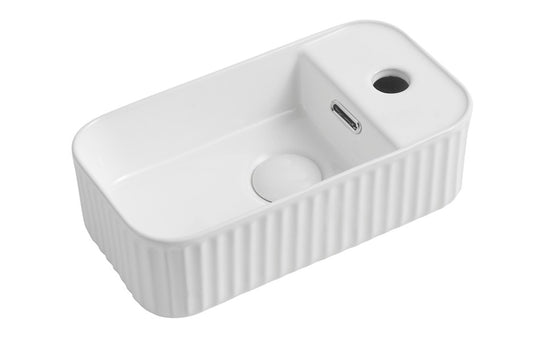 Gloss White
Above Counter Ceramic Basin 360*195*120