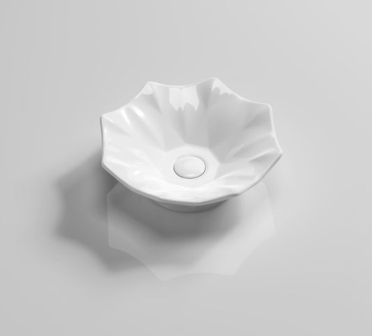 Gloss White
Above Counter Ceramic Basin 410*410*120