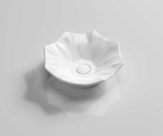 Matte White
Above Counter Ceramic Basin 410*410*120