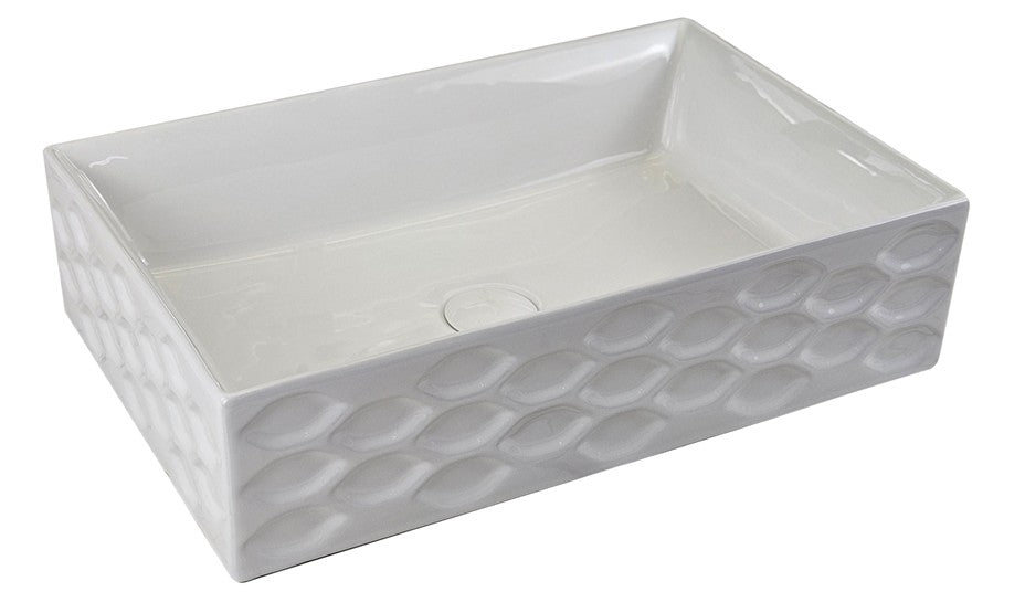 Gloss White
Above Counter Ceramic Basin 550*360*140