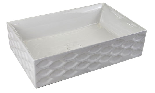 Gloss White
Above Counter Ceramic Basin 550*360*140
