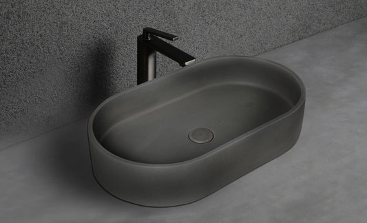 Concrete Basin Matte Grey Concrete 582*365*120