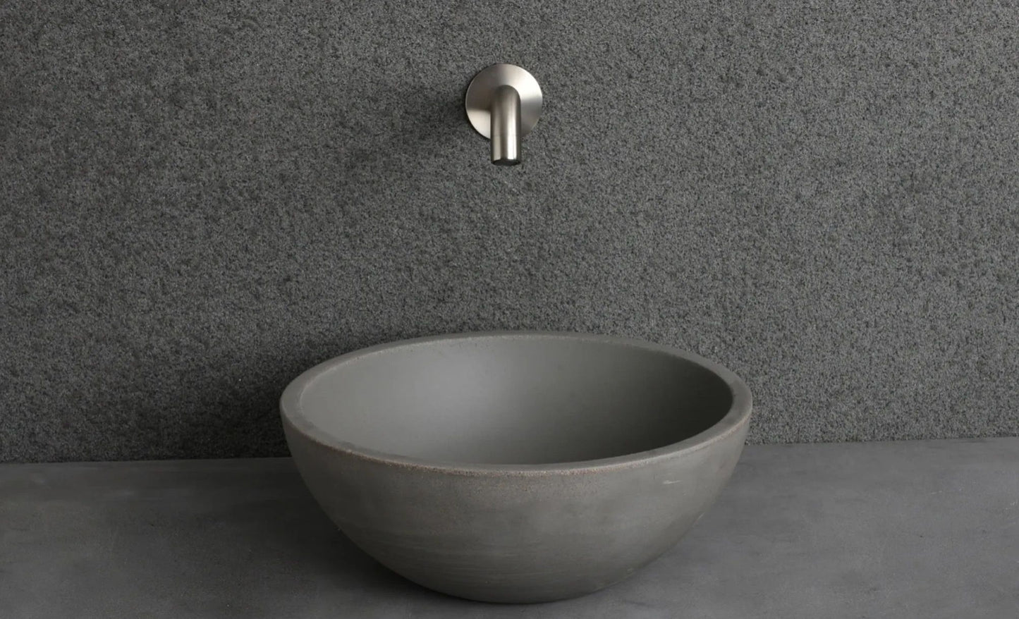 Concrete Basin Matte Grey Concrete 360*360*145