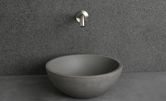 Concrete Basin Matte Grey Concrete 360*360*145