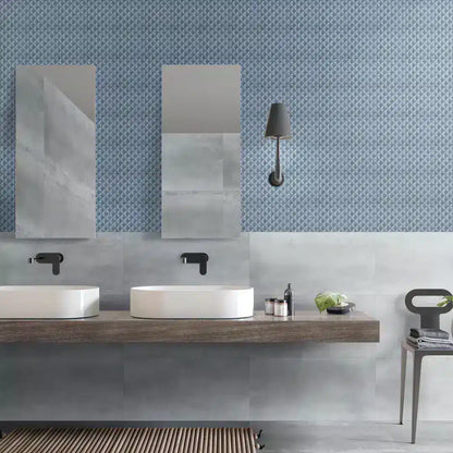 VUTTON MOSAICS - BLUE MATT Finish - 275.2x275.2 | SOLD PER SHEET - 15 SHEETS / 1.1364SQM PER BOX