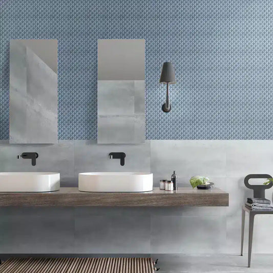 VUTTON MOSAICS - BLUE MATT Finish - 275.2x275.2 | SOLD PER SHEET - 15 SHEETS / 1.1364SQM PER BOX