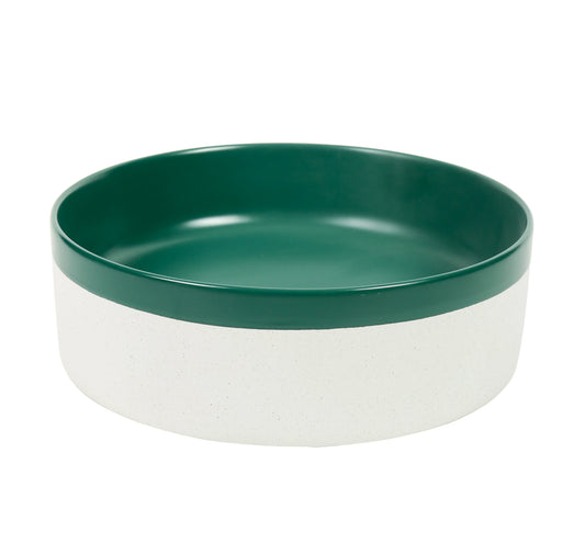 375*375*135mm Color Plus Textured Exterior Finish & Matte Green Interior Finish Above Counter Basin