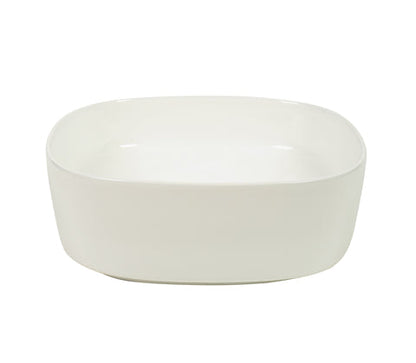 370*370*135mm Gloss White Above Counter Basin