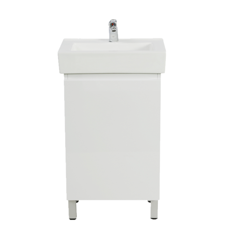 450mm PVC Floor Vanity Slim Ensuite with Top