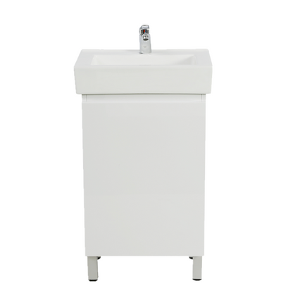 450mm PVC Floor Vanity Slim Ensuite with Top