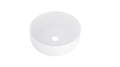 Infinity 365mm Round Above Counter Basin - Matte White