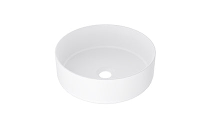 Infinity 365mm Round Above Counter Basin - Matte White
