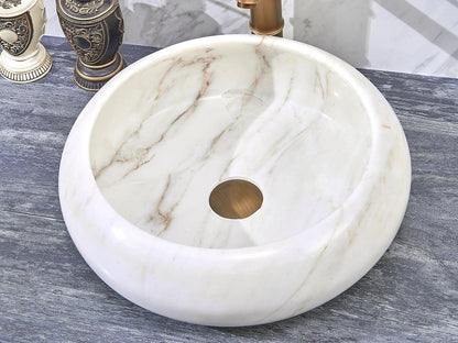Natural Stone Marble Basin 420*420*140