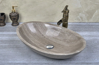 Natural Stone Marble Basin 500*350*150