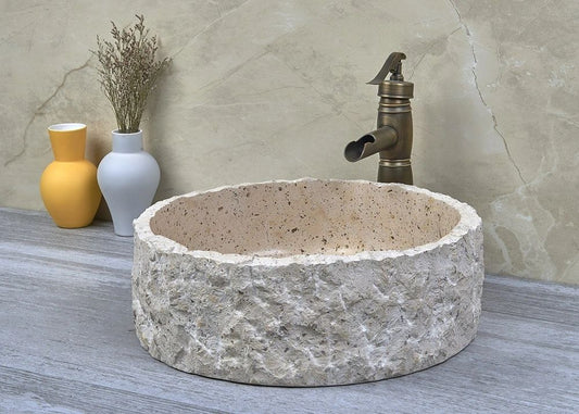 Natural Stone Marble Basin 420*420*140