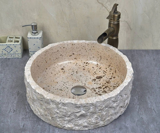 Natural Stone Marble Basin 420*420*140