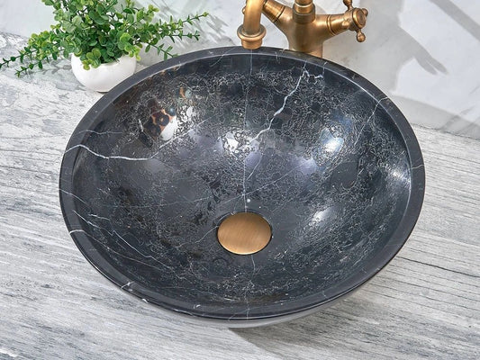 Natural Stone Marble Basin 420*420*140