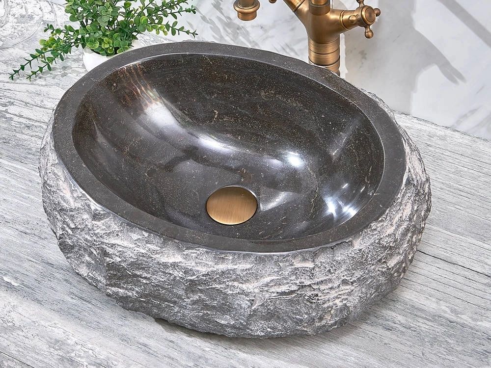 Natural Stone Marble Basin 420*420*150