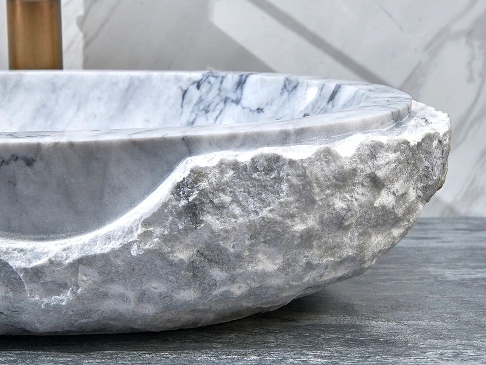 Natural Stone Marble Basin 550*350*130
