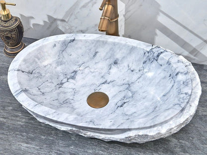Natural Stone Marble Basin 550*350*130