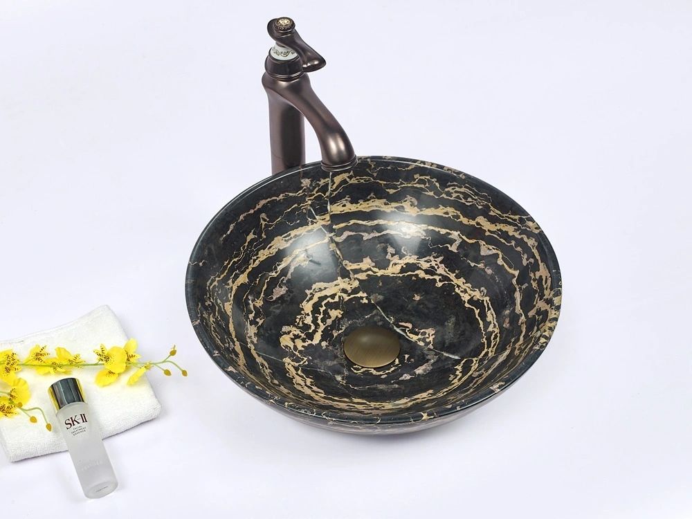Natural Stone Marble Basin 420*420*140