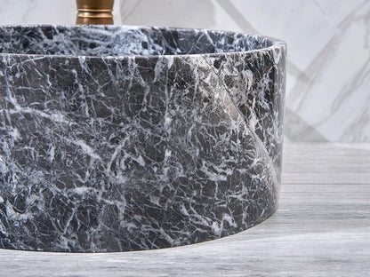 Natural Stone Marble Basin 370*370*150