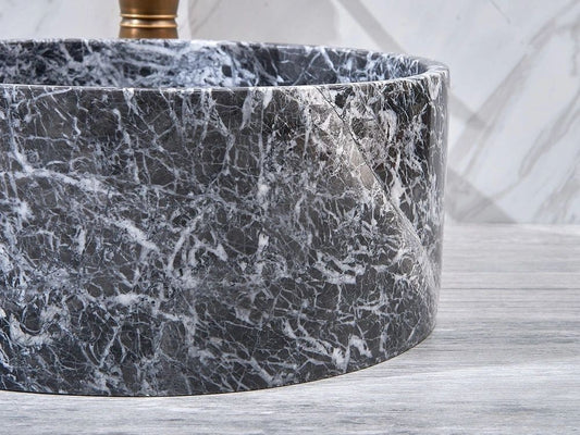 Natural Stone Marble Basin 370*370*150
