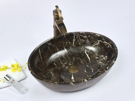 Natural Stone Marble Basin 510*380*150