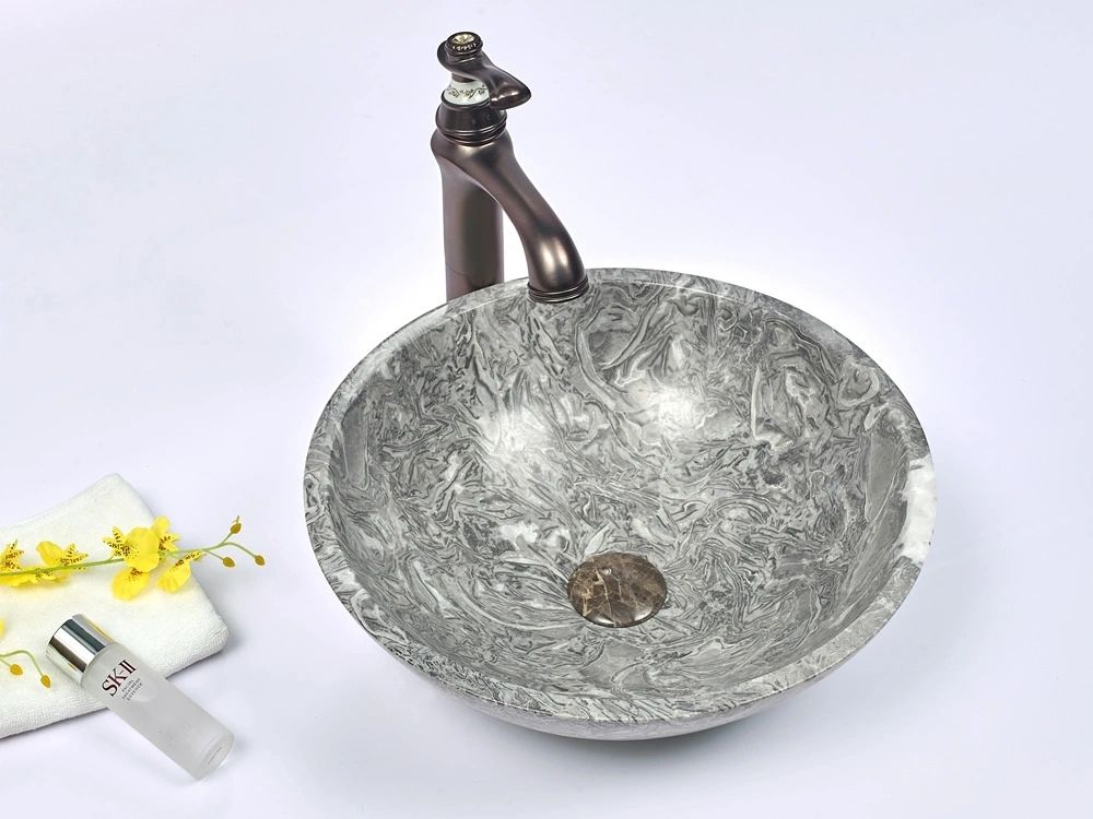 Natural Stone Marble Basin 420*420*140