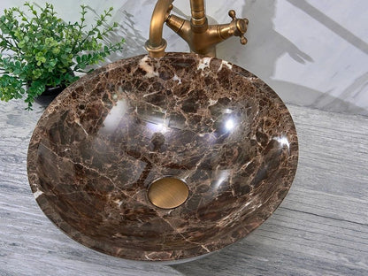 Natural Stone Marble Basin 420*420*140