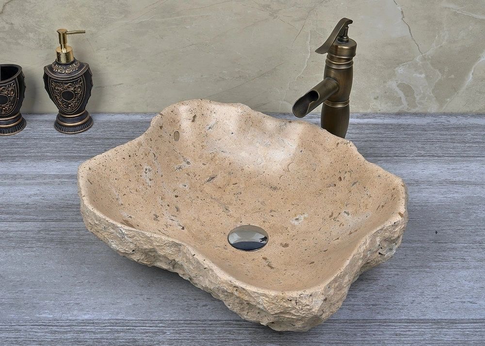 Natural Stone Marble Basin 500*380*150