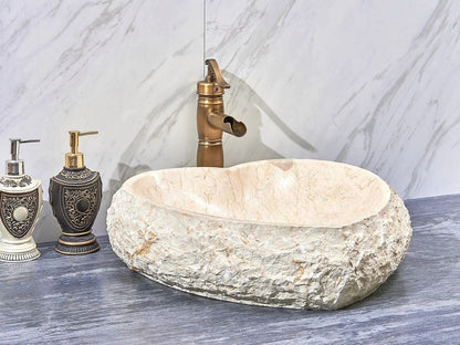 Natural Stone Marble Basin 440*460*140