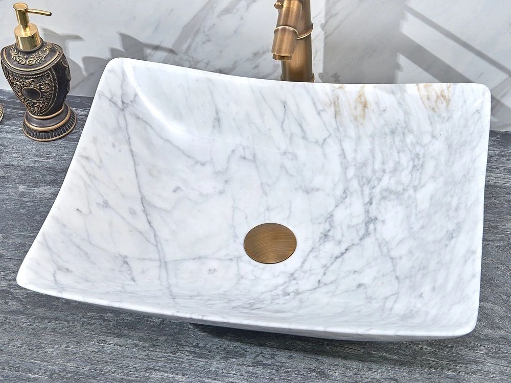 Natural Stone Marble Basin 500*400*135