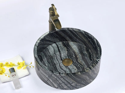 Natural Stone Marble Basin 420*420*140