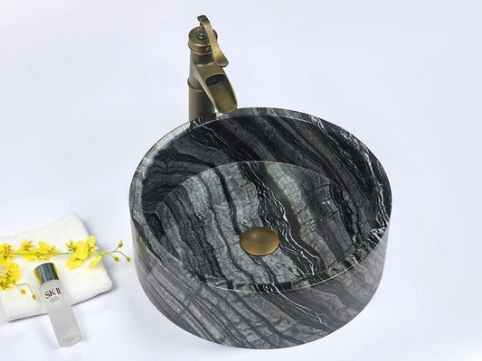 Natural Stone Marble Basin 420*420*140
