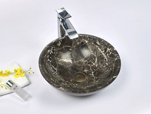 Natural Stone Marble Basin 420*420*140